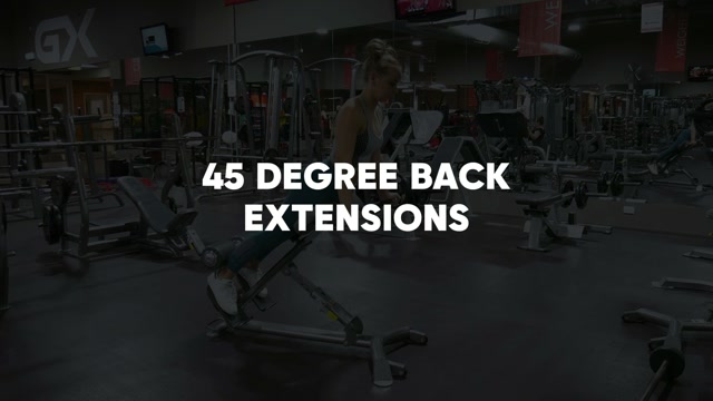 GHD Back Extension demonstration