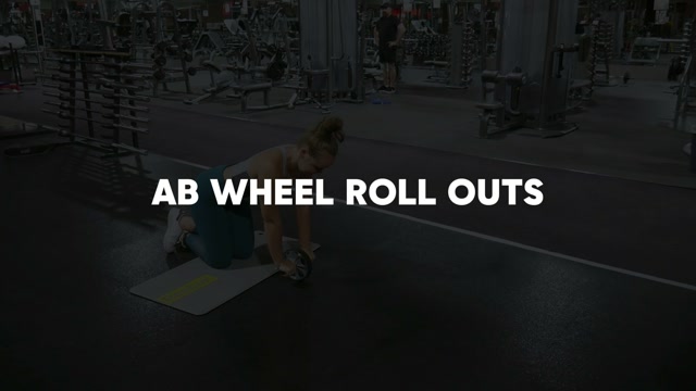 Ab Wheel Rollout demonstration