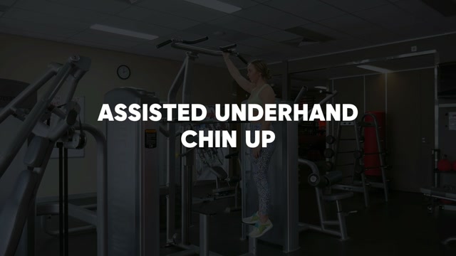 Assisted Chin-ups demonstration