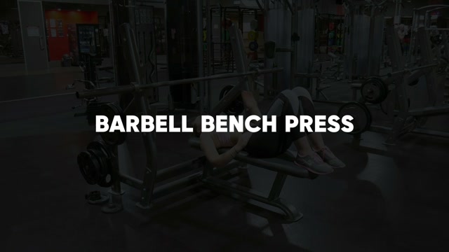 Barbell Bench Press (Flat) demonstration