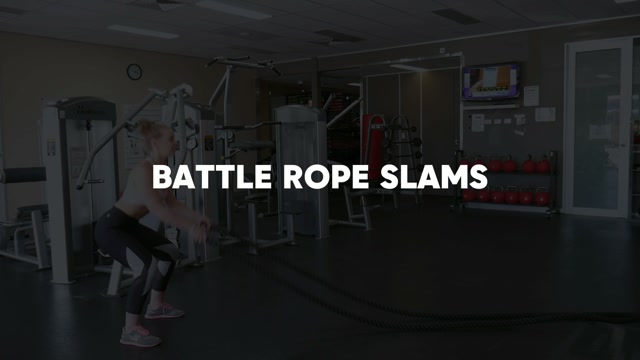 Battle Ropes (Slams) demonstration