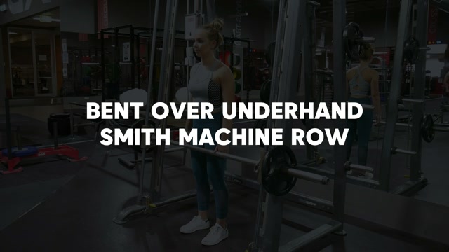 Underhand Smith Machine Bent Over Row demonstration
