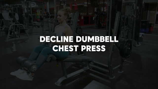 Dumbbell Bench Press (Decline) demonstration