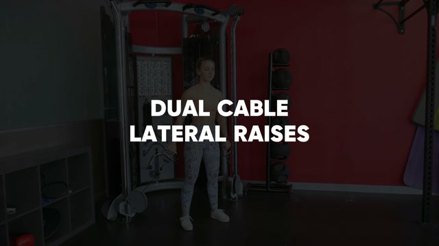 Dual Cable Lateral Raises demonstration