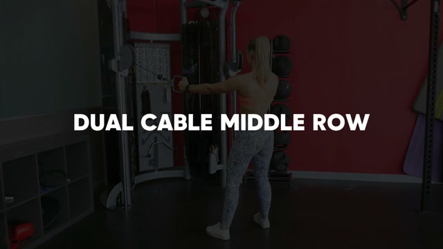 Dual Cable Middle Row demonstration