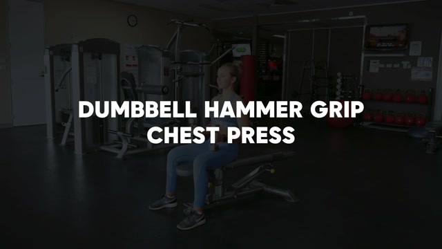Incline Hammer Grip Chest Press demonstration