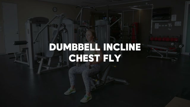 Incline Dumbbell Chest Flys demonstration