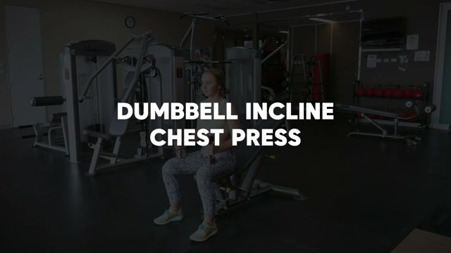 Dumbbell Bench Press (Incline) demonstration