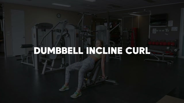 Incline Dumbbell Curl demonstration