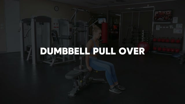 Lying Single Dumbbell Pull Over demonstration