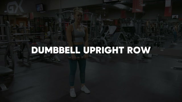 Dumbbell Upright Rows demonstration