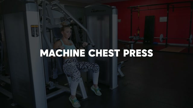 Chest Press Machine demonstration
