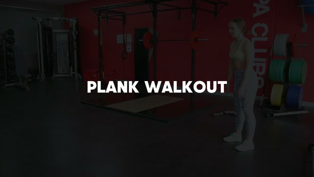 Plank Walk Outs demonstration