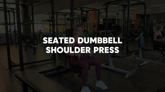 Dumbbell Shoulder Press demonstration