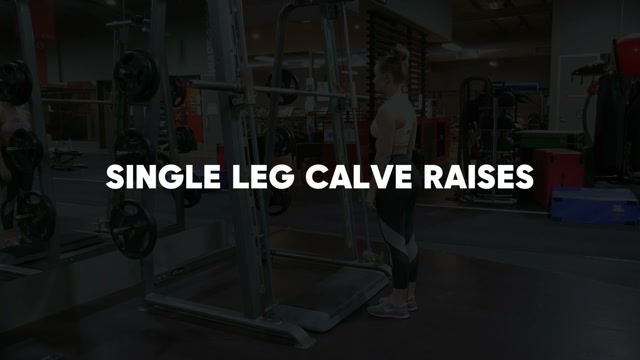 Single-Leg Calf Raise demonstration
