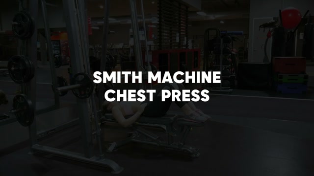 Smith Machine Chest Press demonstration