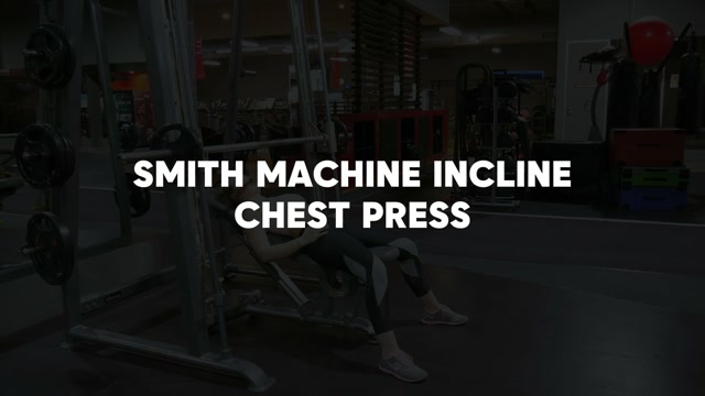 Smith Machine Incline Chest Press demonstration