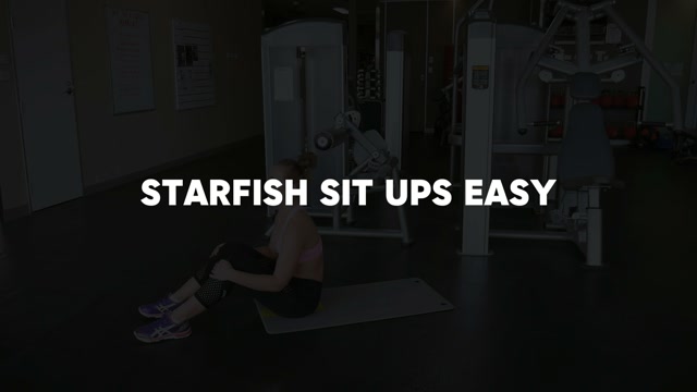 Easy Starfish Sit Up demonstration