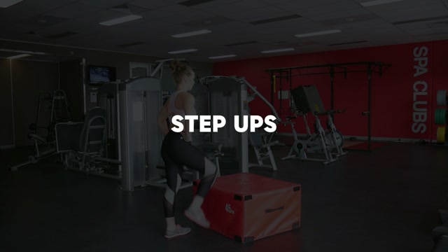 Bodyweight Step-ups demonstration