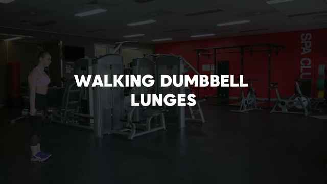 Walking Lunge (Deficit) demonstration