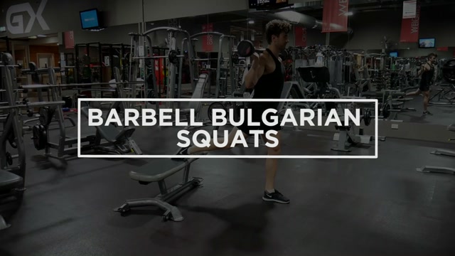 Bulgarian Split Squat (Barbell) demonstration