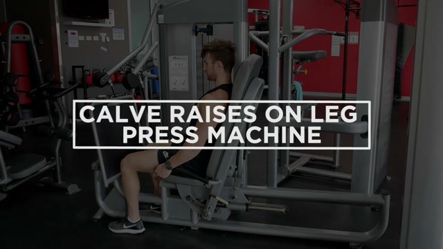Calf Press (Leg Press) demonstration