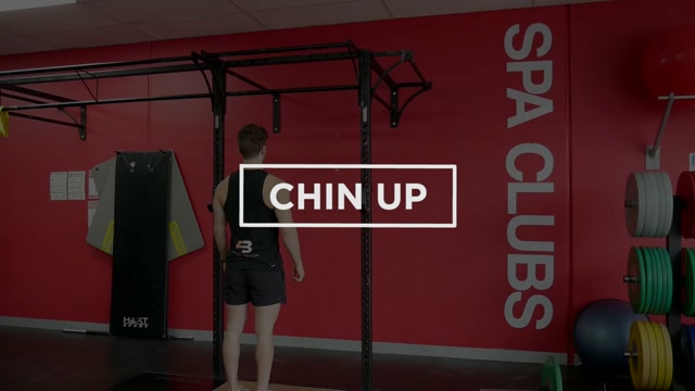 Chin-ups demonstration
