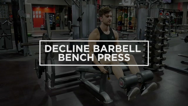 Barbell Bench Press (Decline) demonstration