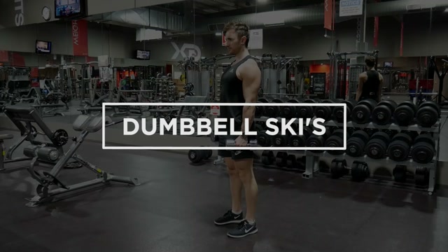Dumbbell Skis demonstration