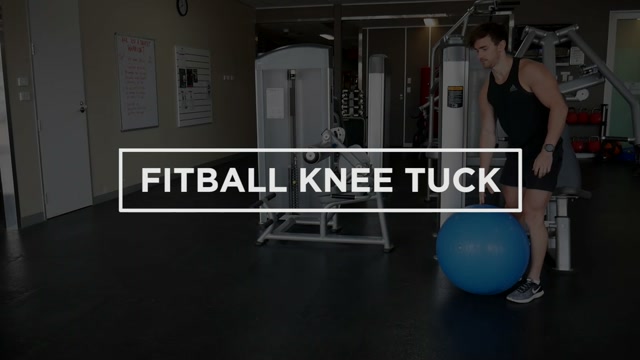 Fitball Knee Tuck demonstration
