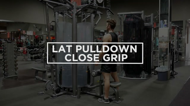 Lat Pulldowns (Narrow Grip) demonstration