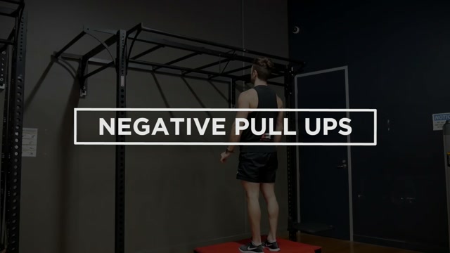 Negative Pull-up demonstration