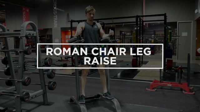 Roman Chair Leg Raise demonstration