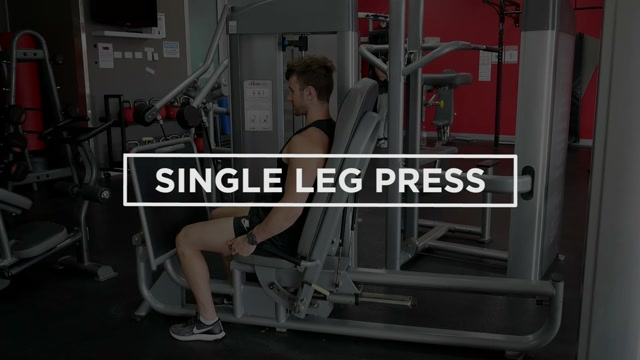 Single Leg Press demonstration