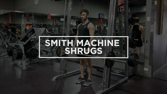 Smith Machine Shrugs demonstration