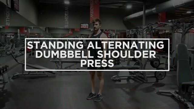 Kettlebell Press (Military) demonstration