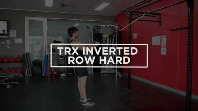 TRX Row demonstration