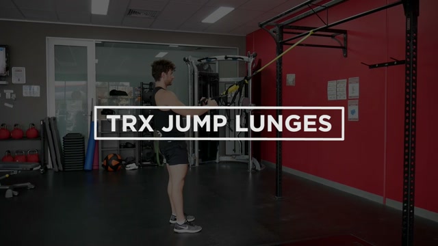 Jumping Lunges demonstration