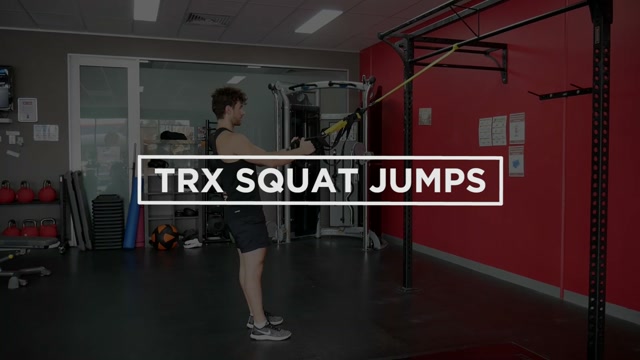 TRX Squat Jumps demonstration