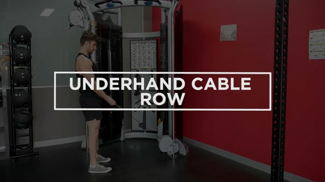 Underhand Cable Row demonstration