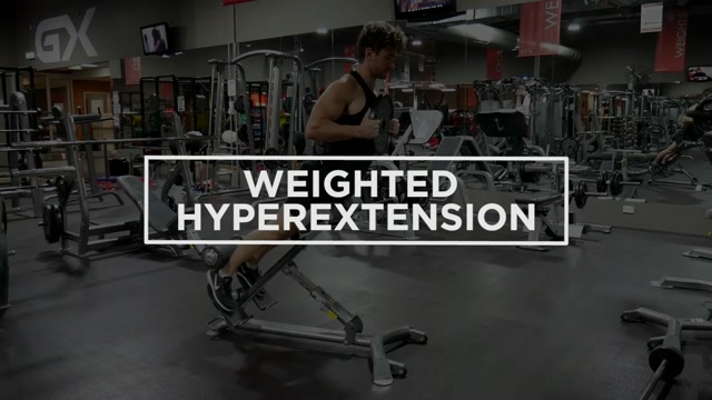 Weighted Hyperextension demonstration