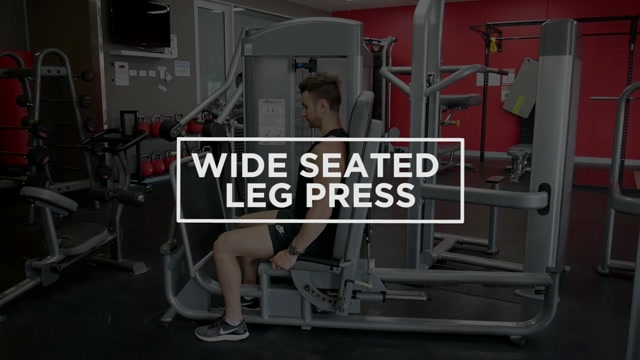 Wide Seated Leg Press demonstration